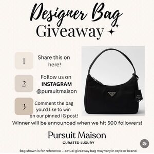 ⭐️ DESIGNER GIVEAWAY ⭐️